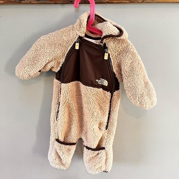 The North Face Other - The North‎ Face Infant 0-3M Sherpa Fleece Bear Suit With Hood & Ears